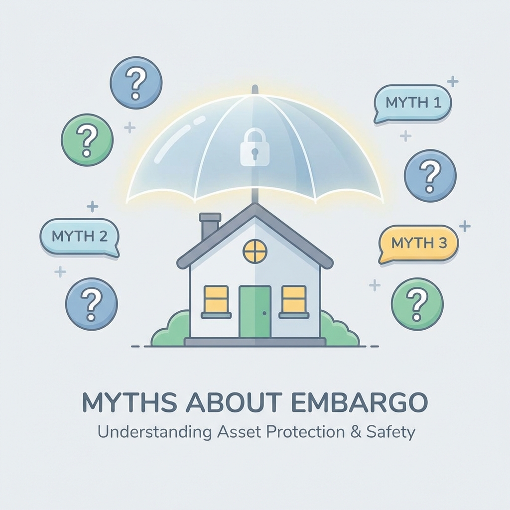 5 Mitos sobre el Embargo: ¿Me pueden quitar todo?